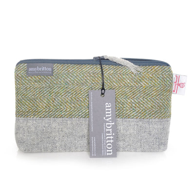 Harris Tweed Landscape Wash Bag | Britton SCOTLAND