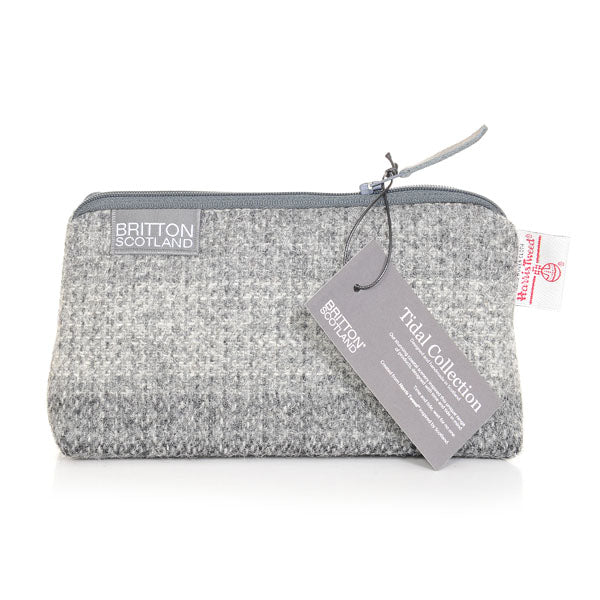 Harris Tweed Tidal Range Small Cosmetic Bag | Britton SCOTLAND