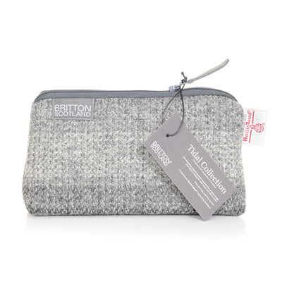 Harris Tweed Tidal Range Small Cosmetic Bag | Britton SCOTLAND