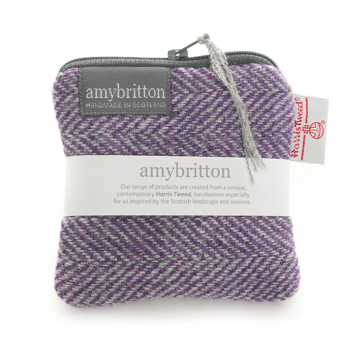 Harris Tweed Landscape Coin Purse | Britton SCOTLAND