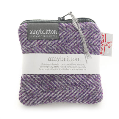 Harris Tweed Landscape Coin Purse | Britton SCOTLAND