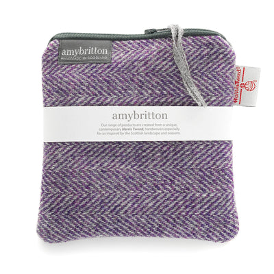 Harris Tweed Landscape Large Purse | Britton SCOTLAND