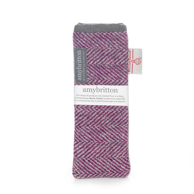 Harris Tweed Landscape Slim Glasses Case | Britton SCOTLAND
