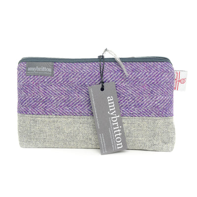 Harris Tweed Landscape Wash Bag | Britton SCOTLAND