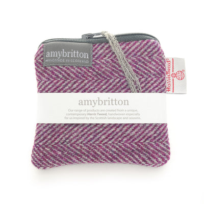 Harris Tweed Landscape Coin Purse | Britton SCOTLAND