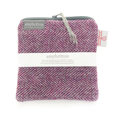 Harris Tweed Landscape Large Purse | Britton SCOTLAND