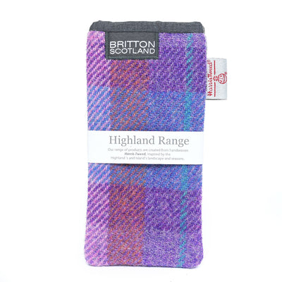 Harris Tweed Highland Range Glasses Case | Britton SCOTLAND