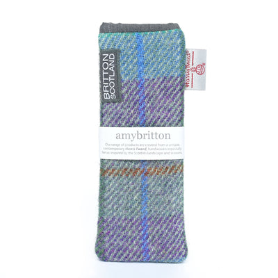 Harris Tweed Highland Range Slim Glasses Case | Britton SCOTLAND