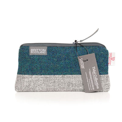Harris Tweed Tidal Range Cosmetic Bag | Britton SCOTLAND