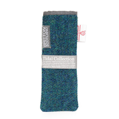 Harris Tweed Tidal Range Slim Glasses Case | Britton SCOTLAND