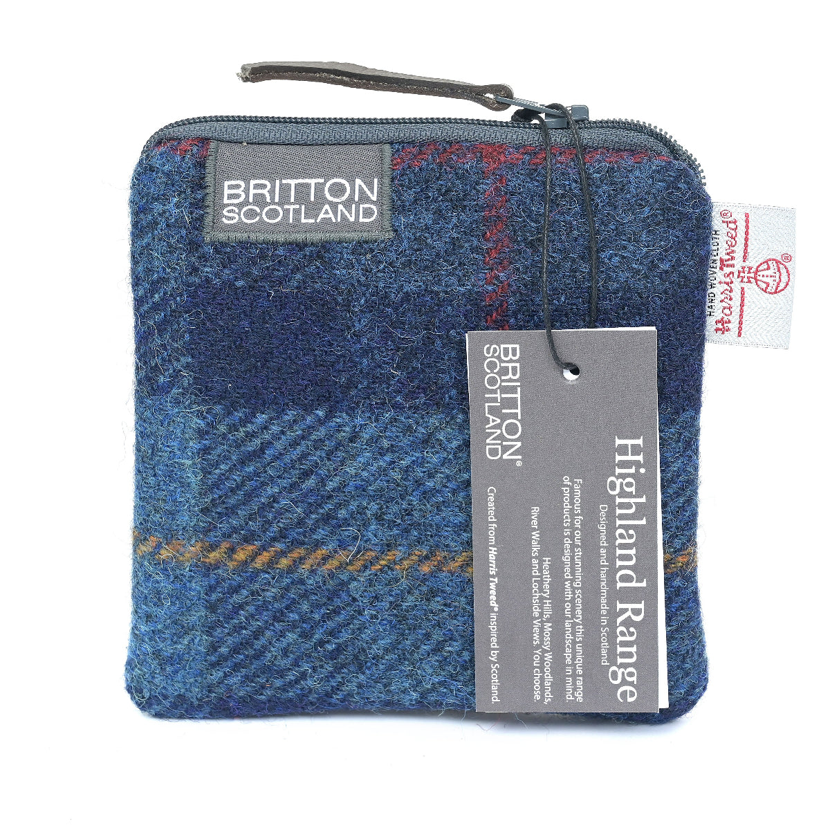 Harris Tweed Highland Large Purse | Britton SCOTLAND