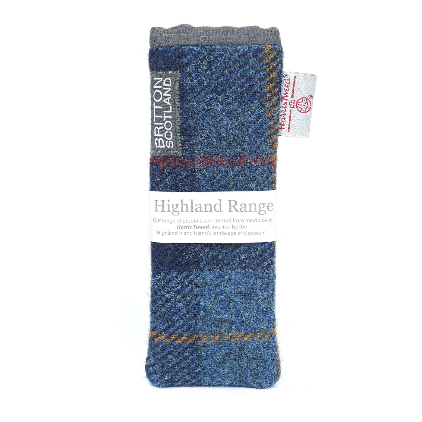 Harris Tweed Highland Range Slim Glasses Case | Britton SCOTLAND