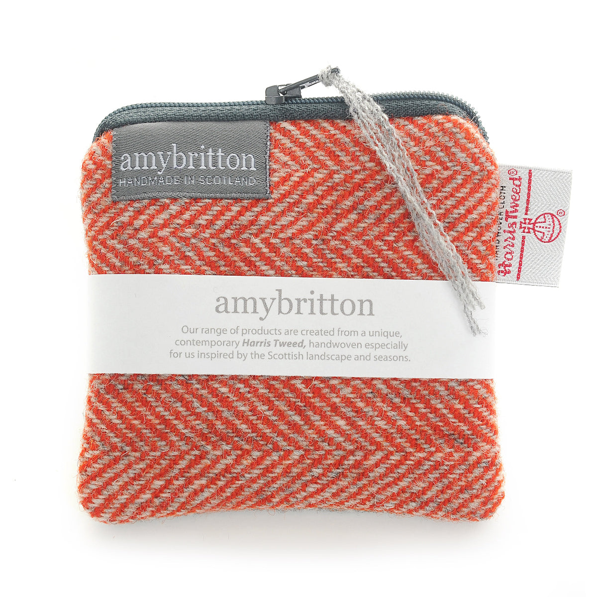 Harris Tweed Landscape Coin Purse | Britton SCOTLAND