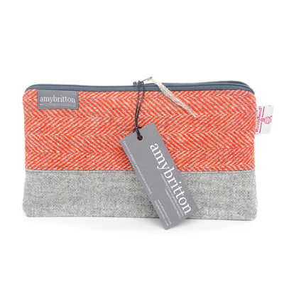 Harris Tweed Landscape Wash Bag | Britton SCOTLAND