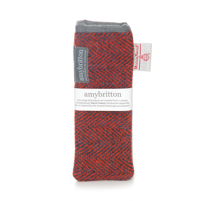 Harris Tweed Sunset Slim Glasses Case | Britton SCOTLAND