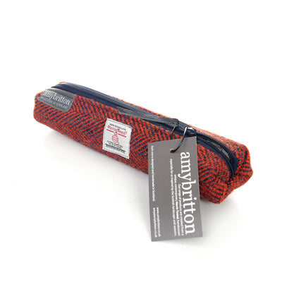 Harris Tweed Sunset Slim Pencil Case | Britton SCOTLAND