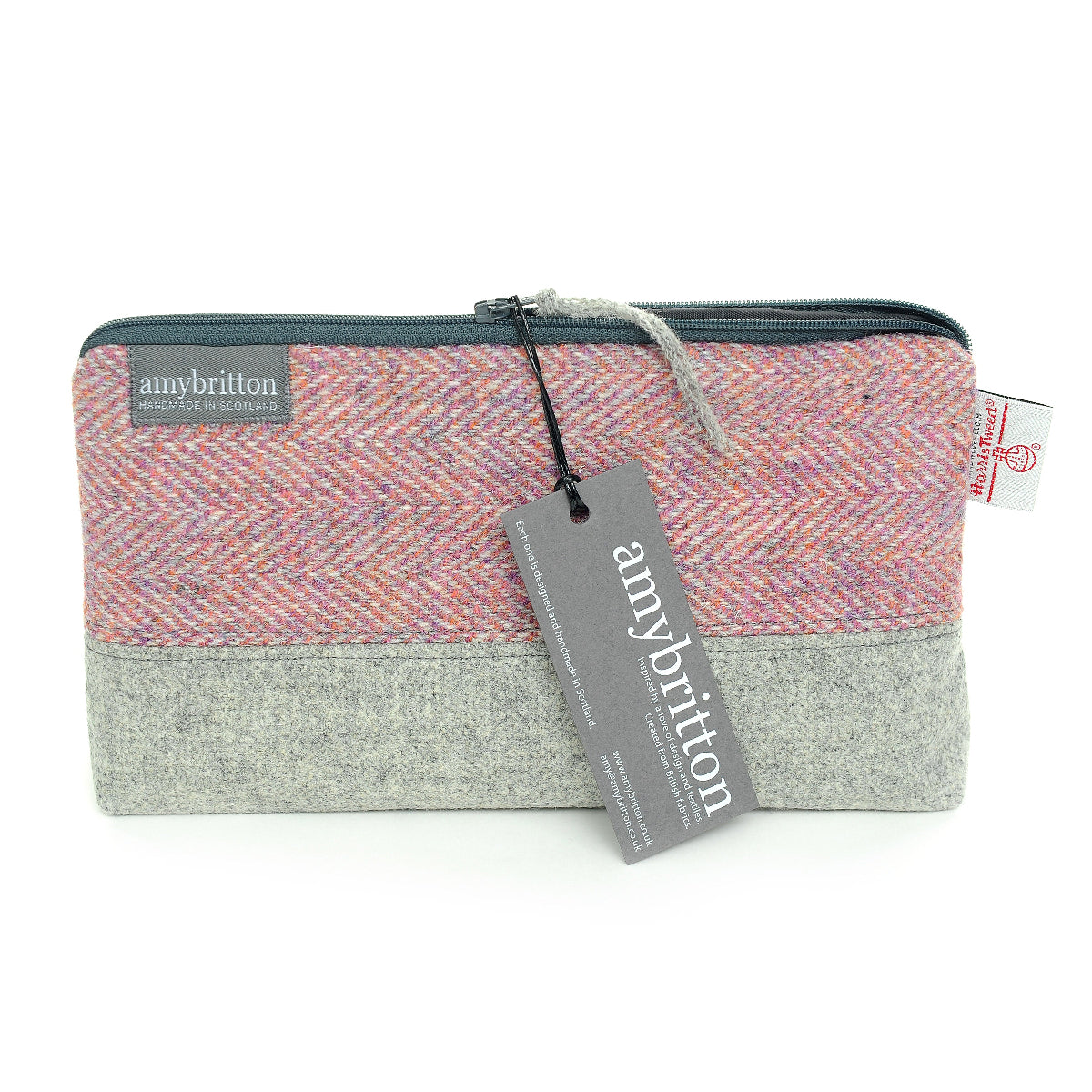 Harris Tweed Landscape Wash Bag | Britton SCOTLAND