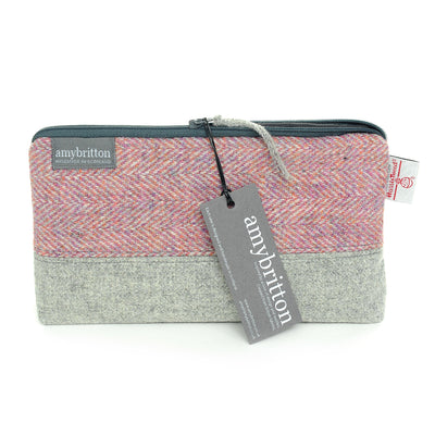 Harris Tweed Landscape Wash Bag | Britton SCOTLAND
