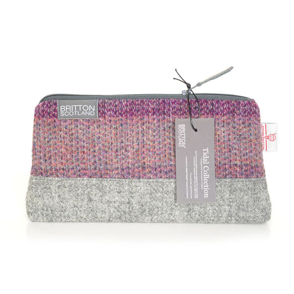 Harris Tweed Tidal Range Wash Bag | Britton SCOTLAND