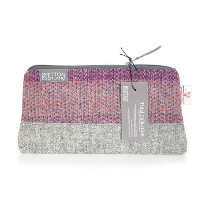 Harris Tweed Tidal Range Wash Bag | Britton SCOTLAND