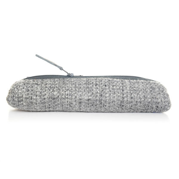 Harris Tweed Tidal Range pink  Slim Pencil Case | Britton SCOTLAND