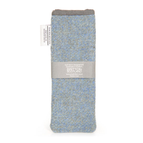 Harris Tweed Tidal Range Slim Glasses Case | Britton SCOTLAND