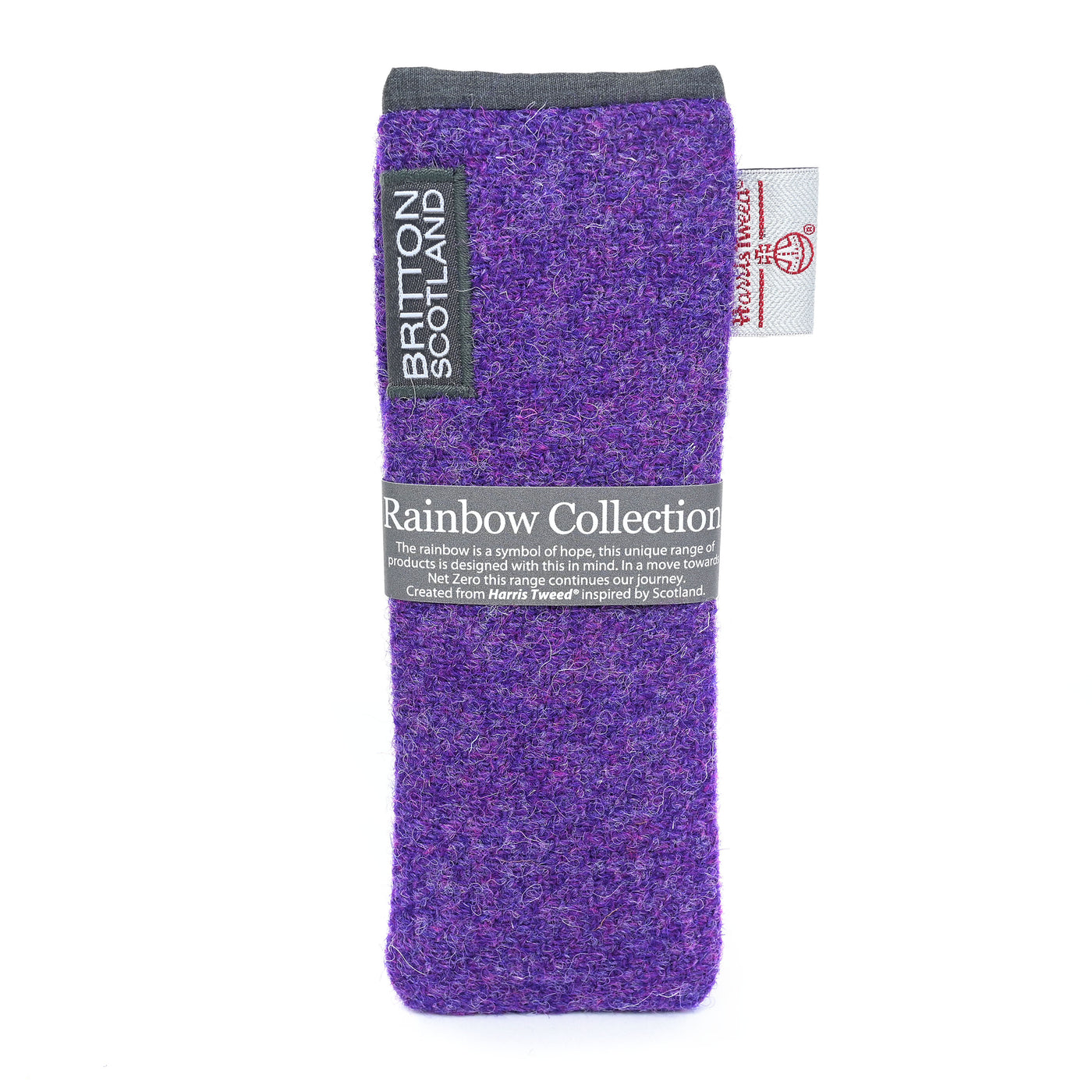 Harris Tweed Rainbow Range Slim Glasses Case | Britton SCOTLAND