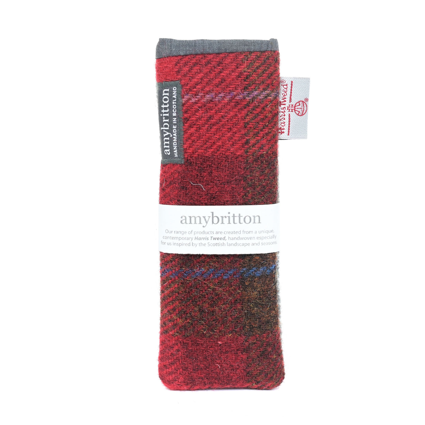 Harris Tweed Highland Range Slim Glasses Case | Britton SCOTLAND
