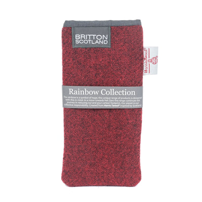 Harris Tweed Rainbow Range Glasses Case | Britton SCOTLAND