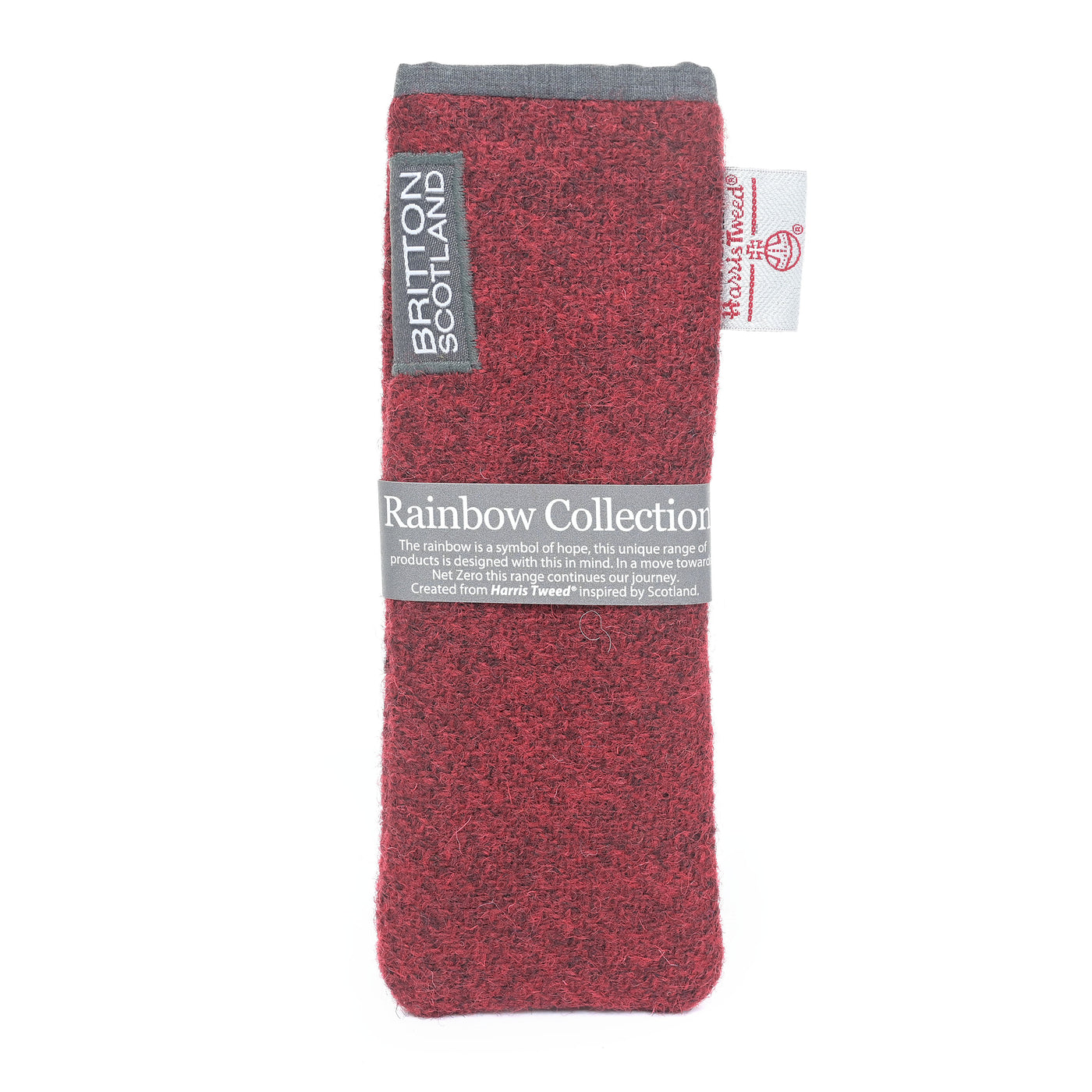 Harris Tweed Rainbow Range Slim Glasses Case | Britton SCOTLAND
