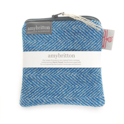 Harris Tweed Landscape Medium Purse | Britton SCOTLAND