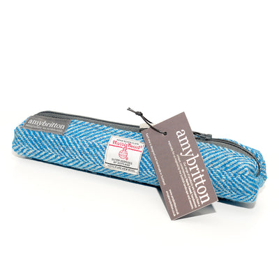 Harris Tweed Landscape Slim Pencil Case | Britton SCOTLAND