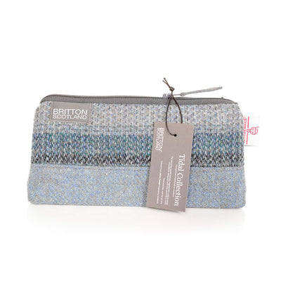 Harris Tweed Tidal Range Cosmetic Bag | Britton SCOTLAND