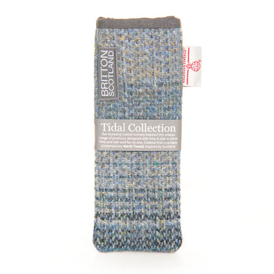 Harris Tweed Tidal Range Slim Glasses Case | Britton SCOTLAND
