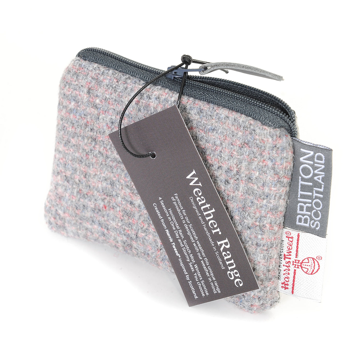Harris Tweed Weather Range Card Purse | Britton SCOTLAND