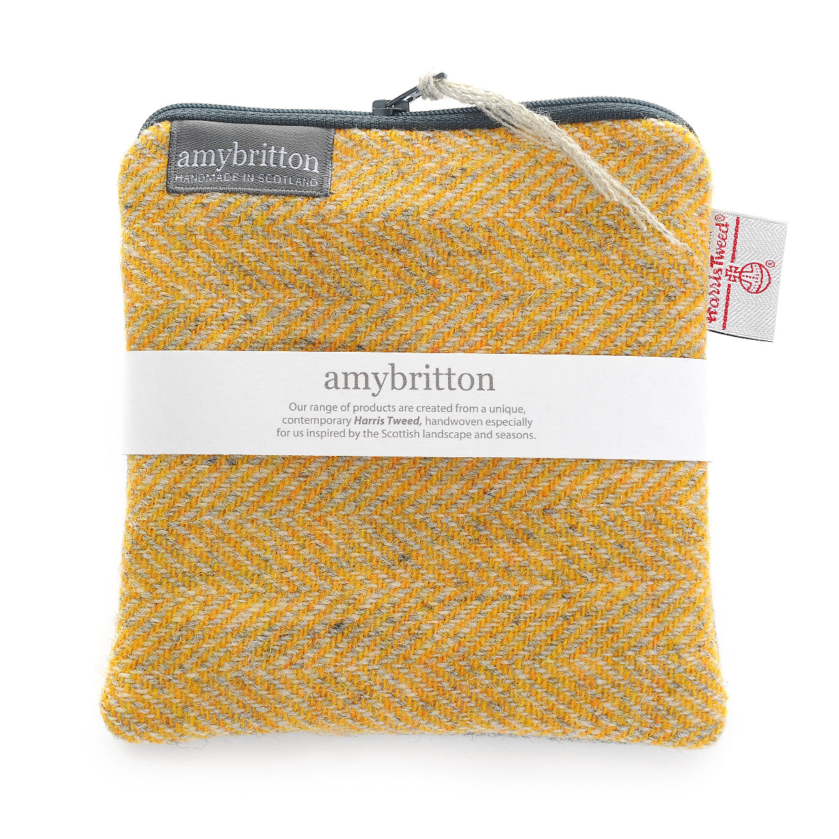 Harris Tweed Landscape Large Purse | Britton SCOTLAND
