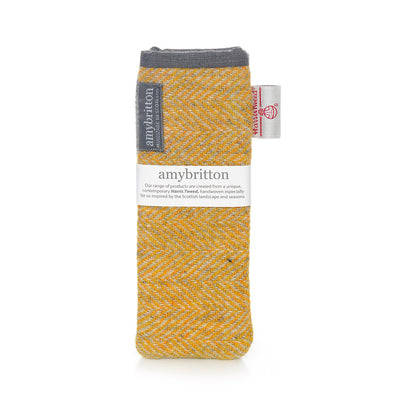 Harris Tweed Landscape Slim Glasses Case | Britton SCOTLAND