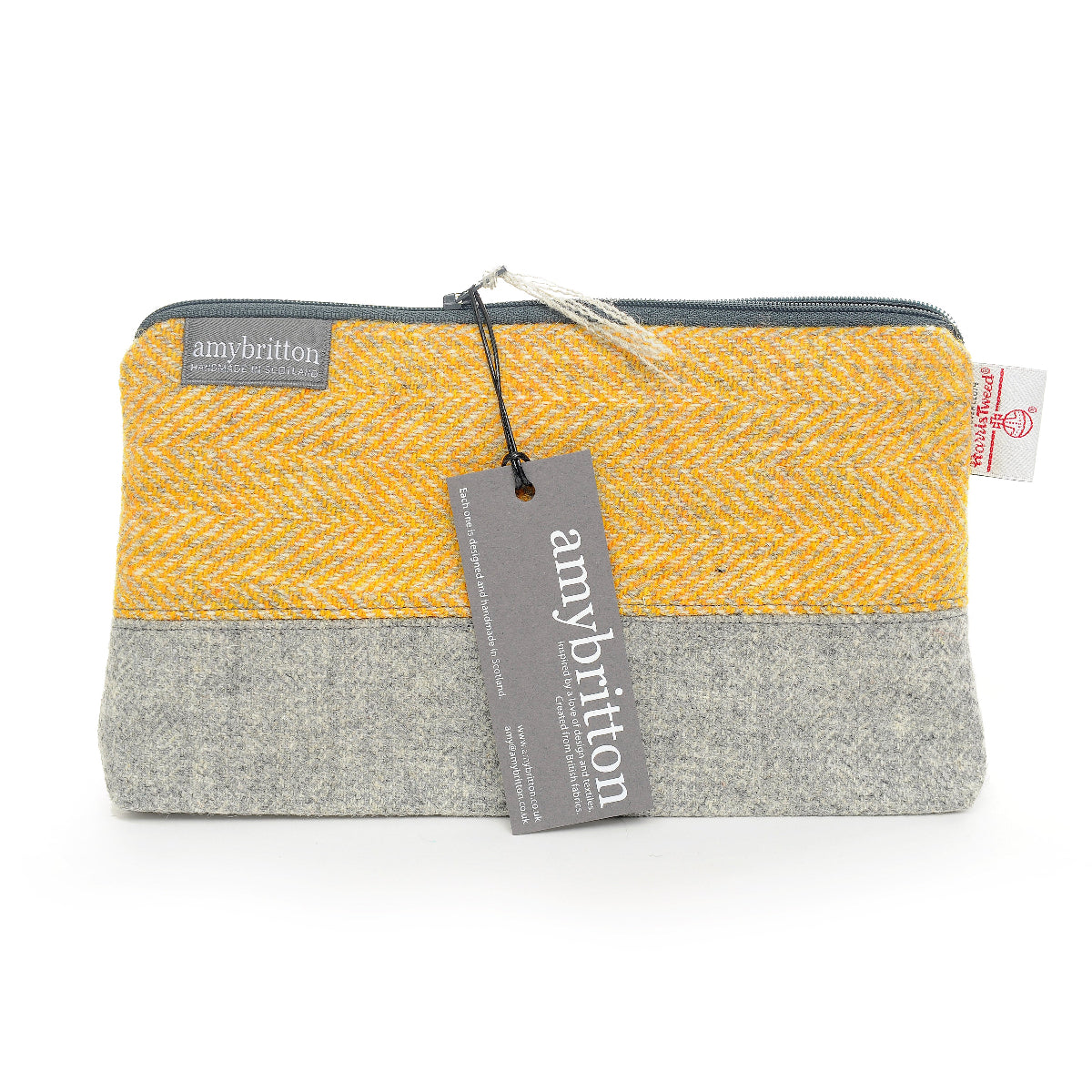Harris Tweed Landscape Wash Bag | Britton SCOTLAND