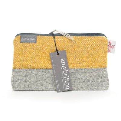 Harris Tweed Landscape Wash Bag | Britton SCOTLAND
